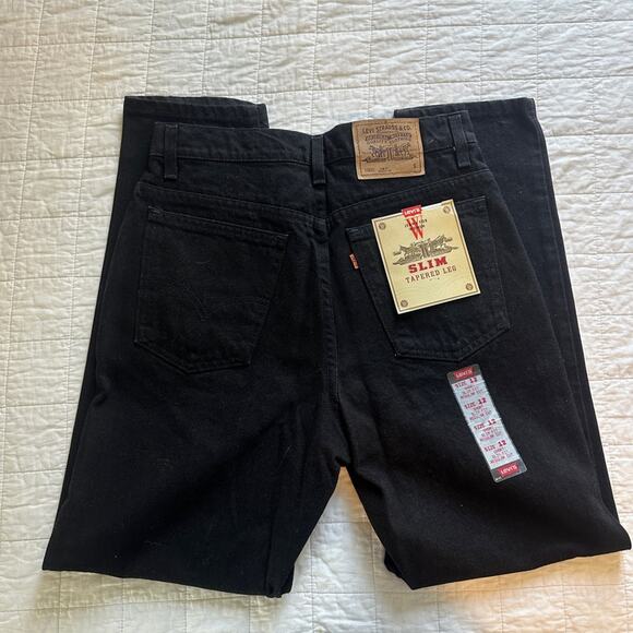Vintage 1990s Levi’s Levi's Slim Tapered Legs Jeans NWT Deadstock!!!! 12 - Picture 1 of 10